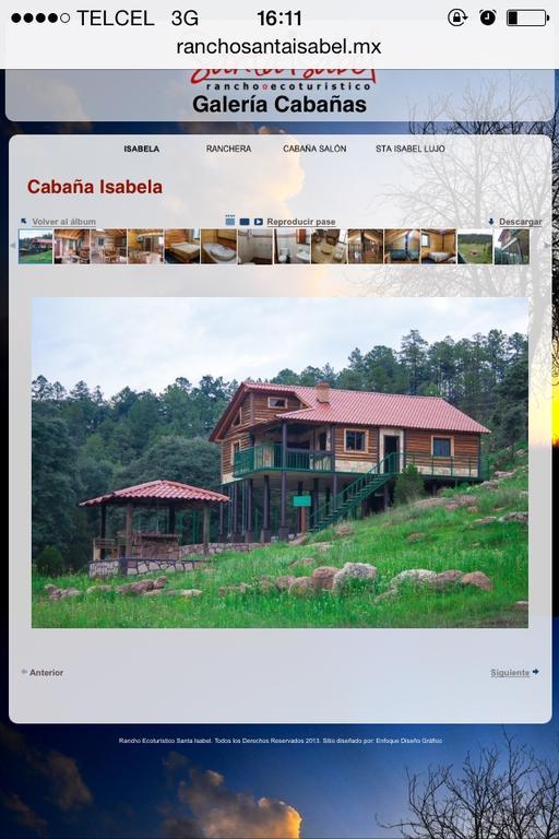 Cabanas Santa Isabel Villa Refugio Ngoại thất bức ảnh