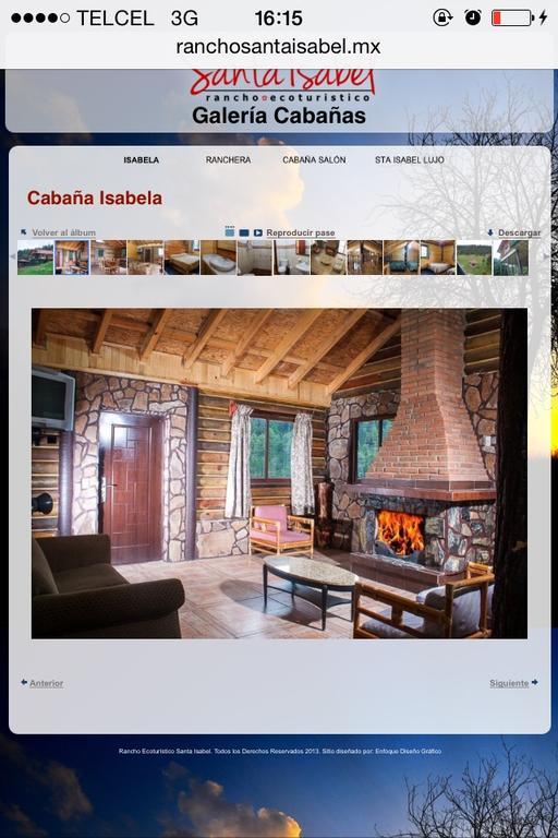 Cabanas Santa Isabel Villa Refugio Ngoại thất bức ảnh